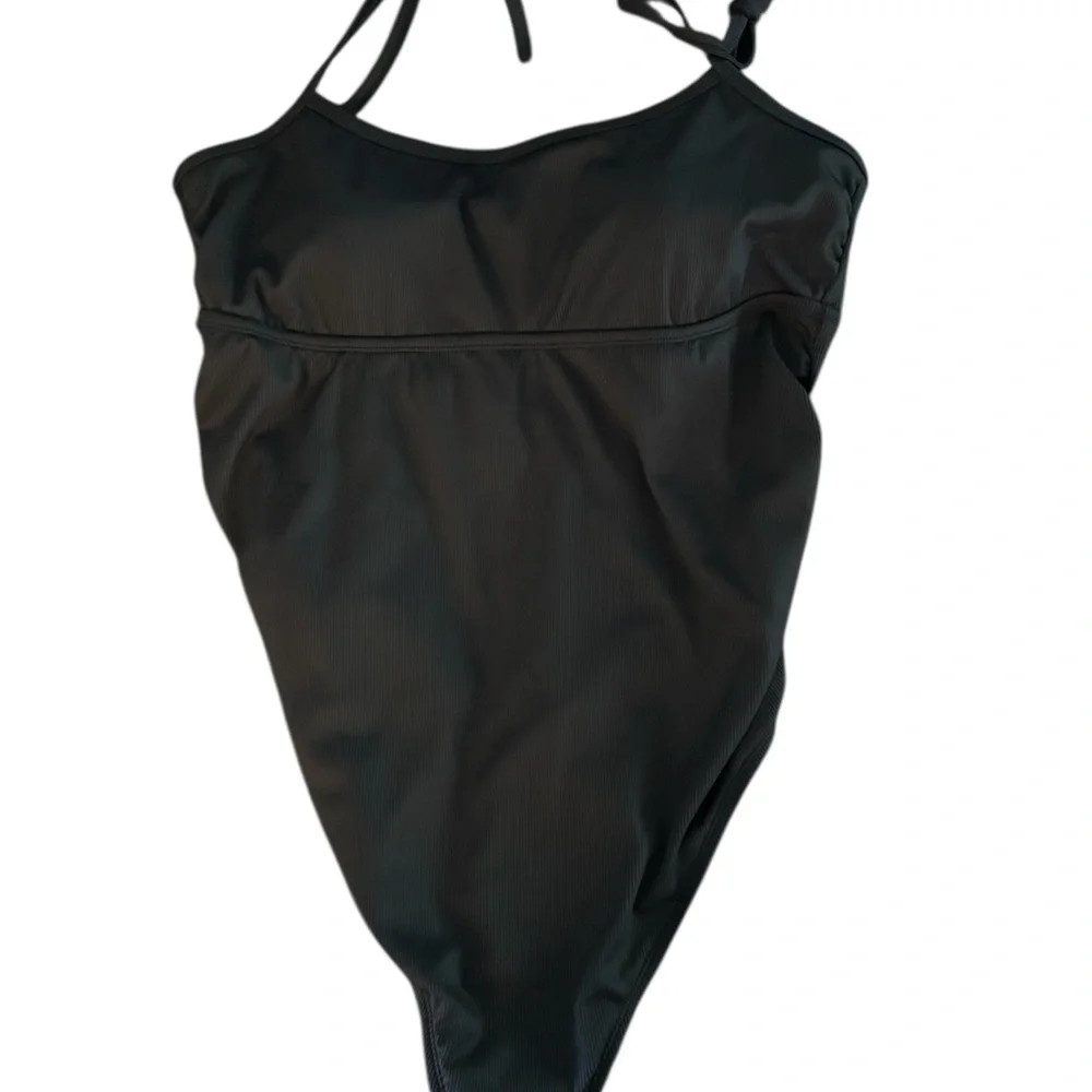 Isabel Black One Piece Swimsuit Adjustable Straps XXL